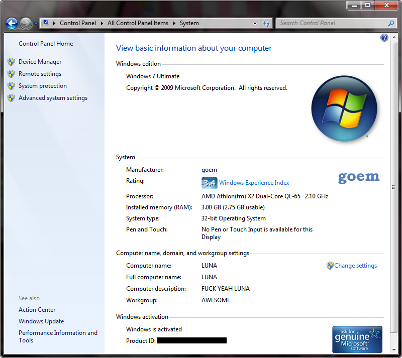 chew-wga 0.9 the windows 7 patch
